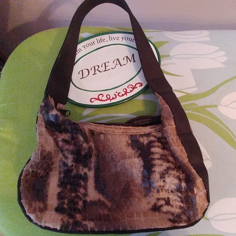 Faux Snake skin purse